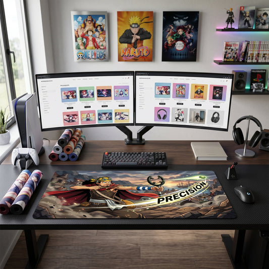 Usopp anime mouse pad XL gaming desk mat Firing Bow Dark Fantasy