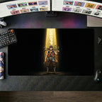 Usopp anime mouse pad XL gaming desk mat Standing Confident Dark Dramatic