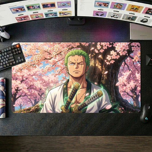 Zoro anime mouse pad XL gaming desk mat Serious Pose Natural Vibes